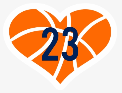 Custom Heart Basketball With Your Number - Graphic Design, HD Png Download, Free Download