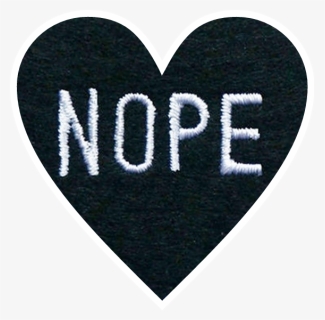 #nope #heart - Heart, HD Png Download, Free Download