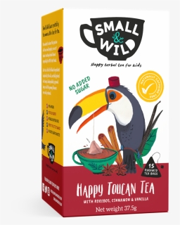 Happy Toucan Tea With Rooibos, Cinnamon & Vanilla , - Small And Wild Tea, HD Png Download, Free Download