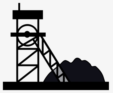 Coal Mine Symbol Clip Arts - Coal Clip Art, HD Png Download, Free Download