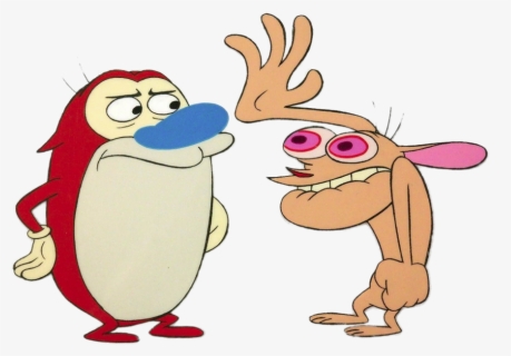 Ren Stimpy Fighting - Ren And Stimpy, HD Png Download, Free Download