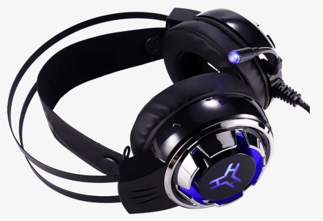 Rakk Karul Illuminated Gaming Headset Blue Box"  Class="lazy - Headphones, HD Png Download, Free Download