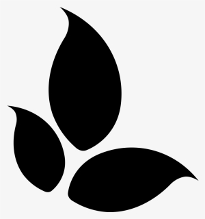 Png Transparent Library Three Leaves Svg Png Icon Free - Three Leaves Clipart Black And White, Png Download, Free Download