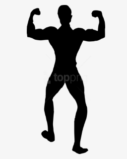 Free Png Muscle Man Bodybuilder Silhouette Png - Musée De L'armée, Transparent Png, Free Download