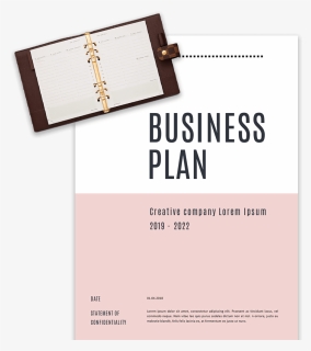 Cover Page Of Business Plan Template With Agenda - Business Plan 2019 Template, HD Png Download, Free Download