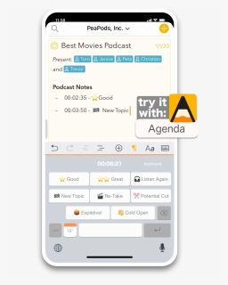 Agenda - Portable Network Graphics, HD Png Download, Free Download