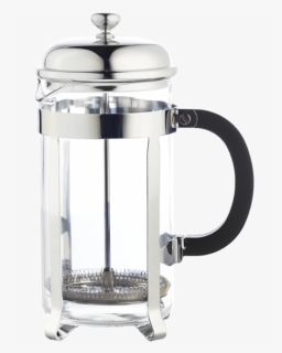 8 Cup Glass Coffee Plunger - French Press, HD Png Download, Free Download