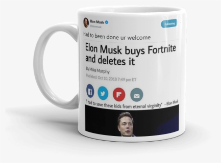 Transparent Elon Musk Png - Mug, Png Download, Free Download