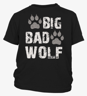 Big Bad Wolf Paw Print Halloween Costume T-shirt - Holy Shift Math Shirt, HD Png Download, Free Download