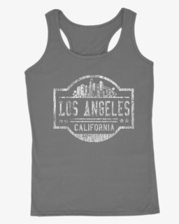 Los Angeles Skyline California Tank Top For Women - Active Tank, HD Png Download, Free Download