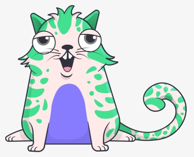 Cat Bitcoin Clipart , Png Download - Cryptokitties, Transparent Png, Free Download