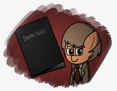 Techreel, Death Note, Light Yagami, Necktie, Ponified, - Cartoon, HD Png Download, Free Download