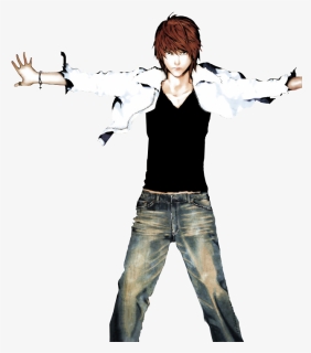 Yagami Light -open Wide - Death Note, HD Png Download, Free Download
