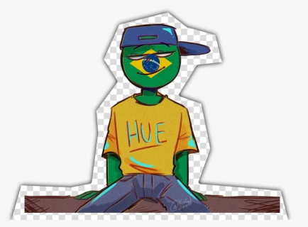 #countryhumans #brasil #brazil #verde #green #png #render - Countryhumans Png, Transparent Png, Free Download