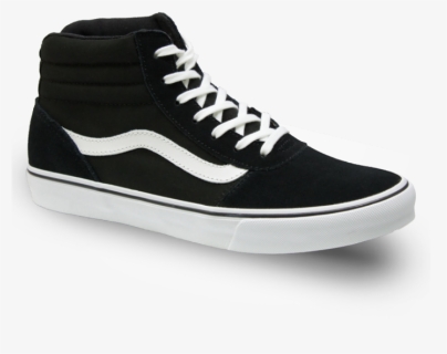 Vans Maddie Hi Black White - Skate Shoe, HD Png Download - kindpng