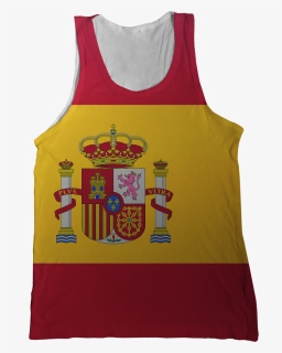 Spain Flag Tank Top - Spain Flag, HD Png Download, Free Download