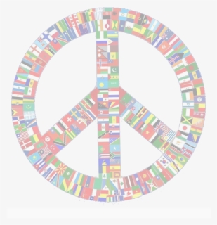 Transparent Peace Sign - Rhinestone Transfer Animal Print, HD Png Download, Free Download