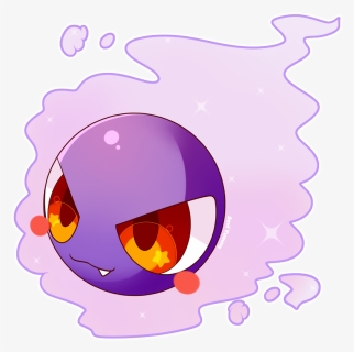 Cute Gastly Pokemon Art, HD Png Download, Free Download