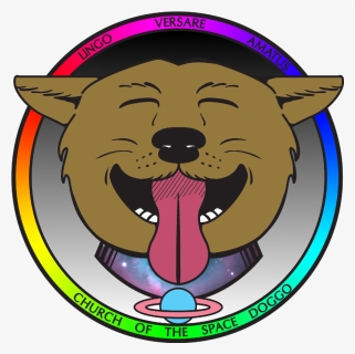 About The Church Of The Space Doggo - Cartoon, HD Png Download, Free Download