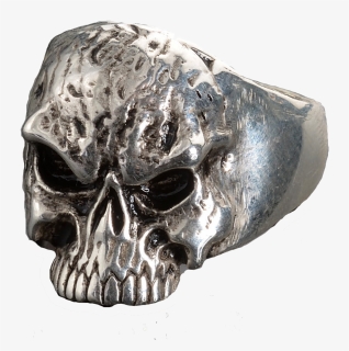 Vance Stainless Steel Men"s Fear No Evil Skull Ring - Skull, HD Png Download, Free Download