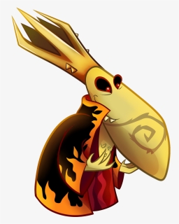 Flaming Teensy For @bradandezart‘s Rayman Origins Art - Illustration, HD Png Download, Free Download