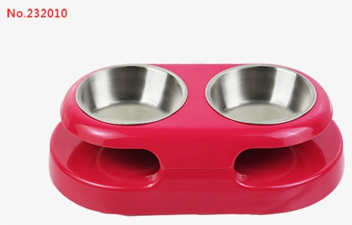 Solid Color Double Dog Bowl Set-232010 - Circle, HD Png Download, Free Download