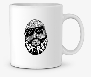 Mug En Céramique Rick Ross Head Par Nick Cocozza - Rick Ross T Shirt, HD Png Download, Free Download