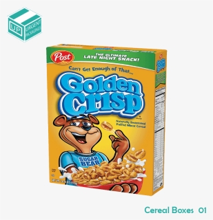 Golden Crisp Cereal Box, HD Png Download, Free Download