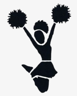 Cheerleader Png Clipart , Png Download - Transparent Cheerleader Silhouette, Png Download, Free Download