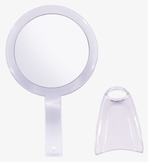 Double Sided Round Mini Cosmetics Hand Mirror - Circle, HD Png Download, Free Download