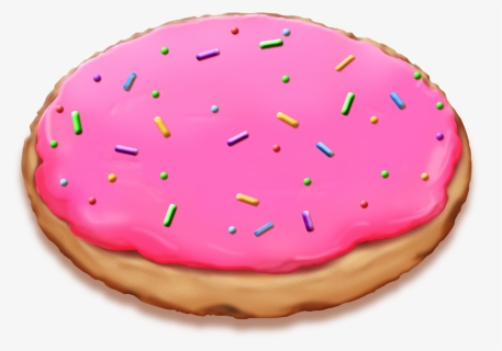 Cartoon Biscuit Pink, HD Png Download, Free Download