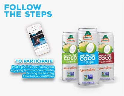 Jarritos Coconut Water Cruise Sweepstakes - Agua De Coco Jarritos, HD Png Download, Free Download