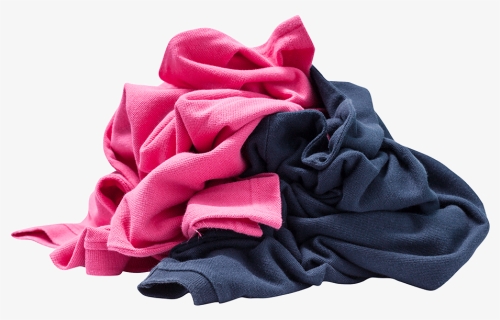 A Pile Of Pink And Blue Laundry Items - Ruffle, HD Png Download, Free Download