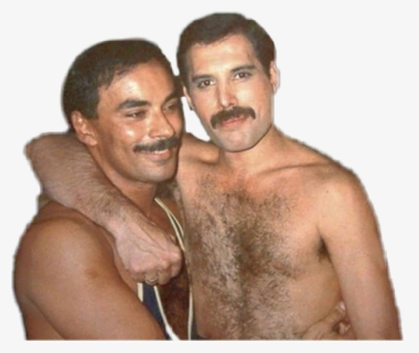 #freddiemercury #gayicon #men #hotties #boyfreind #hugging - Barechested, HD Png Download, Free Download