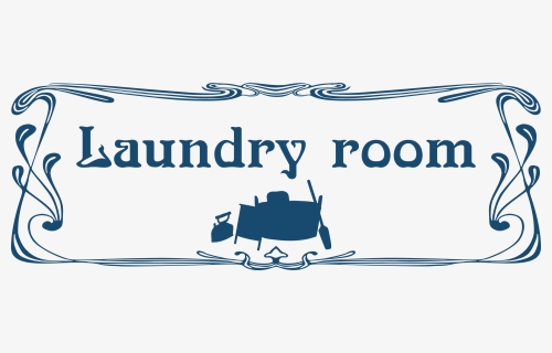 Laundry Room Door Sign Clip Arts - Laundry Room Sign Clip Art, HD Png Download, Free Download