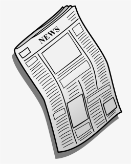 Transparent Blank Paper Png - Transparent Background Newspaper Clipart, Png Download, Free Download