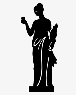 Statue Silhouette Png - Sculpture Silhouette Png, Transparent Png, Free Download