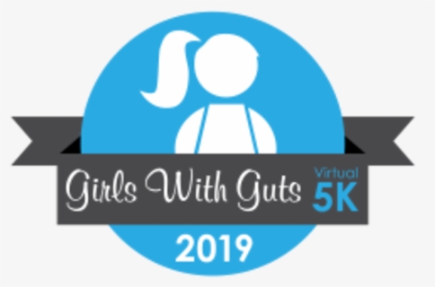 2019 Girls With Guts Virtual 5k - Circle, HD Png Download, Free Download