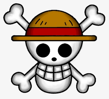 One Piece Jolly Roger Template , Png Download - One Piece Flag, Transparent Png, Free Download