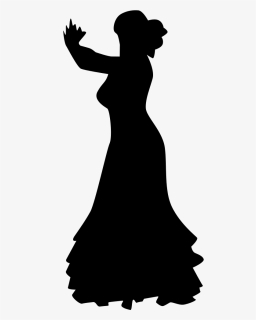 Flamenco Female Dancer Silhouette, HD Png Download, Free Download