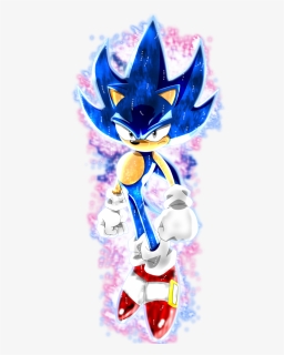 If There"s Super Sonic So Why Cant There Be Ultra Instinct - Super Sonic Blue Kaioken, HD Png Download, Free Download