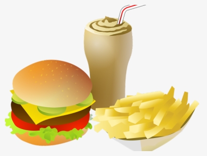 Healthy Food Clipart Burger - Cheeseburger Clipart, HD Png Download, Free Download