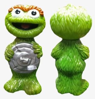 Oscar The Grouch For Toy Fair - Figurine, HD Png Download, Free Download