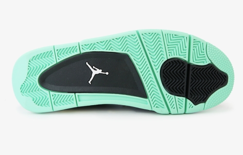 308497 - Air Jordan 4 Retro 'green Glow Mens, HD Png Download, Free Download