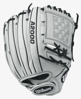 White And Black Softball Glove, HD Png Download, Free Download