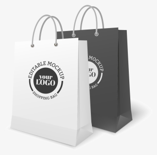 Bag Shopping Transprent - Mockup Tote Bag Paper, HD Png Download, Free Download