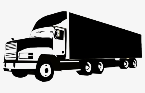Vector Truck Png Image - Silhouette Of A Truck, Transparent Png, Free Download