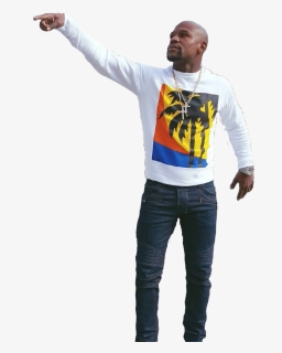 Transparent Person Pointing Png - Transparent Floyd Mayweather Png, Png Download, Free Download