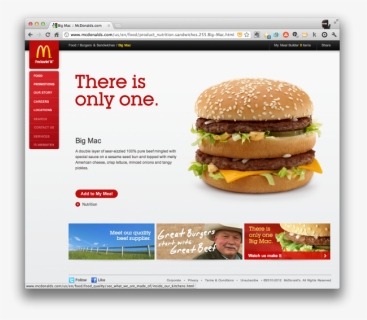 Big Mac Burger Mcdonalds, HD Png Download, Free Download