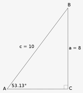 Applications Of Right Triangle Trigonometry Example - Right Triangle Trigonometry Example, HD Png Download, Free Download